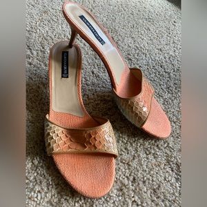 Claudia Ciuti python snakeskin sandals made in Italy